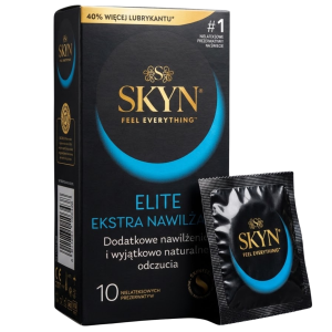 Prezerwatywy cienkie SKYN Elite ekstra nawilżane bez lateksu 10 szt.