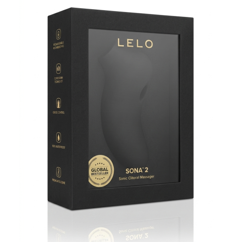 Soniczny wibrator masażer łechtaczki Lelo Sona 2 Black