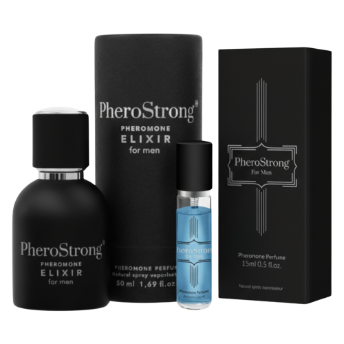 Perfumy z feromonami dla Mężczyzn Zestaw Zniewalających Zapachów Elixir for Men 50ml i Pheromone for Men 15ml