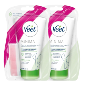 Veet krem do depilacji pod prysznic skóra sucha 2x135ml
