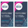 Veet plastry z woskiem do depilacji skóra wrażliwa 24szt