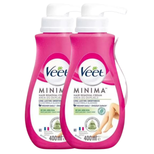 Veet Minima krem do depilacji skóra sucha 2x400ml