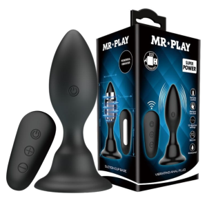 Korek analny MR Play z pilotem i wibracjami 1szt.