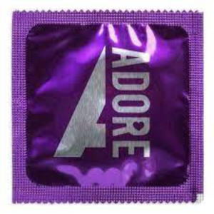 Prezerwatywy prążkowane Pasante Adore Ribbed Pleasures stymulujące nawilżane 1 szt.