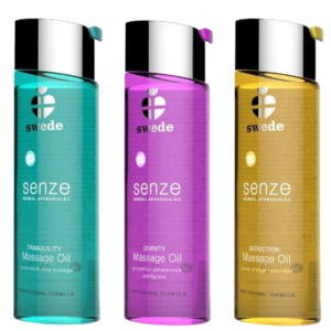 Olejek do masażu Swede zestaw tranquility divinity seduction 3x150ml