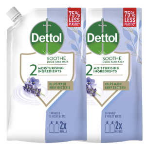 Dettol mydło w płynie lawenda 2x500ml
