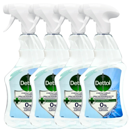 Dettol antybakteryjny spray do powierzchni 4x500ml