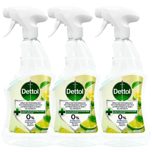 Dettol antybakteryjny spray do powierzchni 3x500ml