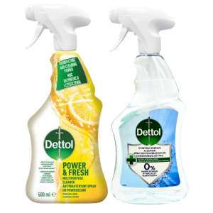 Dettol antybakteryjny spray do powierzchni 2x500ml