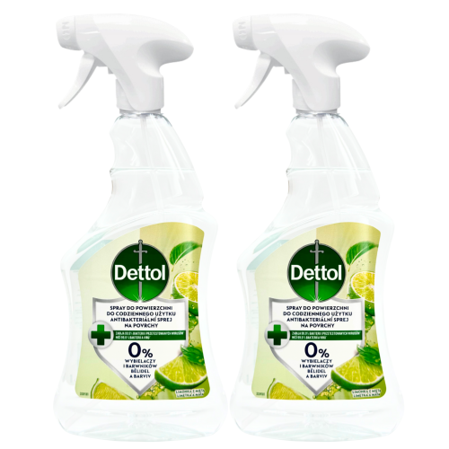 Dettol antybakteryjny spray do powierzchni 2x500ml