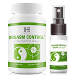 Orgasm Control zestaw suplement diety 60 kapsułek + spray 15ml