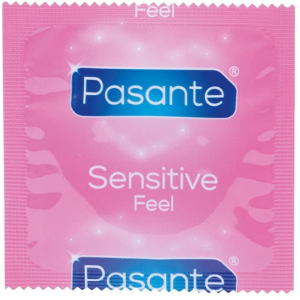 Prezerwatywy cienkie Pasante Sensitive dopasowane nawilżane 1 szt.