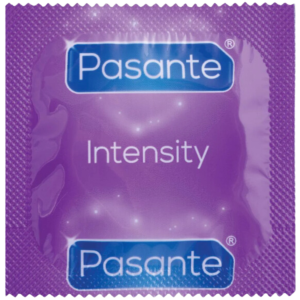 Prezerwatywy prążkowane Pasante Intensity z wypustkami cienkie nawilżane 1 szt.