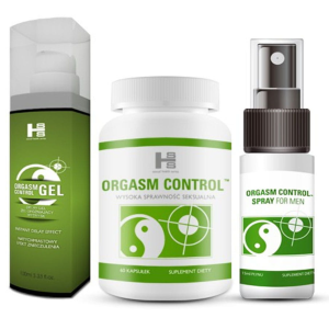 Orgasm Control suplement 60 kaps. + żel 100 ml + spray 15 ml