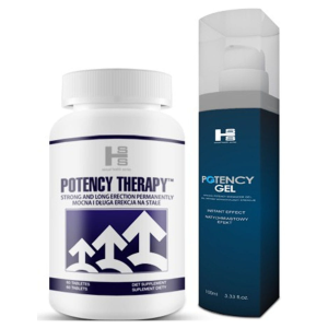 Potency Therapy suplement 60 kapsułek + Potency Gel 100 ml