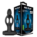 Korek analny Pretty Love Mr Play wibrujący silikonowy 1szt.