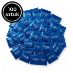Durex Natural Slim Fit prezerwatywy dopasowane mniejszy rozmiar cienkie nawilżane 100 szt.