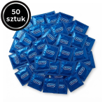 Durex Natural Slim Fit prezerwatywy dopasowane mniejszy rozmiar cienkie nawilżane 50 szt.