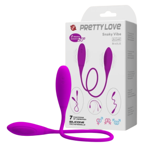Stymulator Pretty Love Snaky Vibe podwójne jajko wibrujące 1szt.