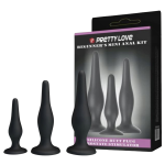 Korki analne Pretty Love Mini Anal Kit zestaw 1szt.