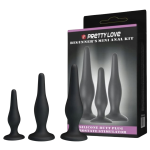 Korki analne Pretty Love Mini Anal Kit zestaw 1szt.