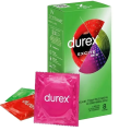 Durex Excite Mix Prezerwatywy z wypustkami prążkowane smakowe 8 szt.