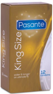  Prezerwatywy Pasante King Size XL Powiększone Większy Rozmiar 12 szt.