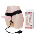 Pretty Love Strap on DILDO Realistyczne z pompką ULTRA HARNESS 